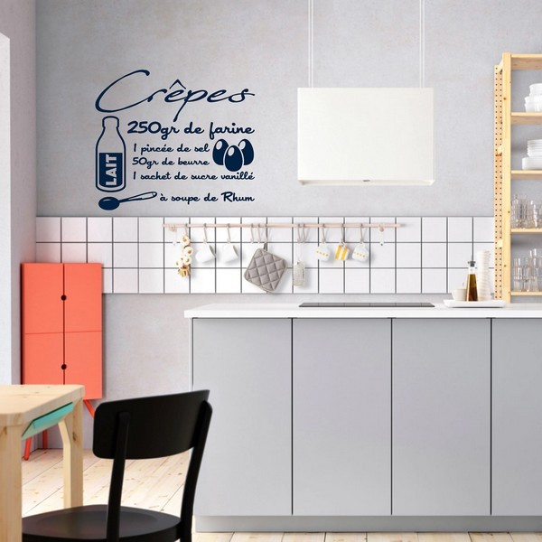 Exemple de stickers muraux: Crpes